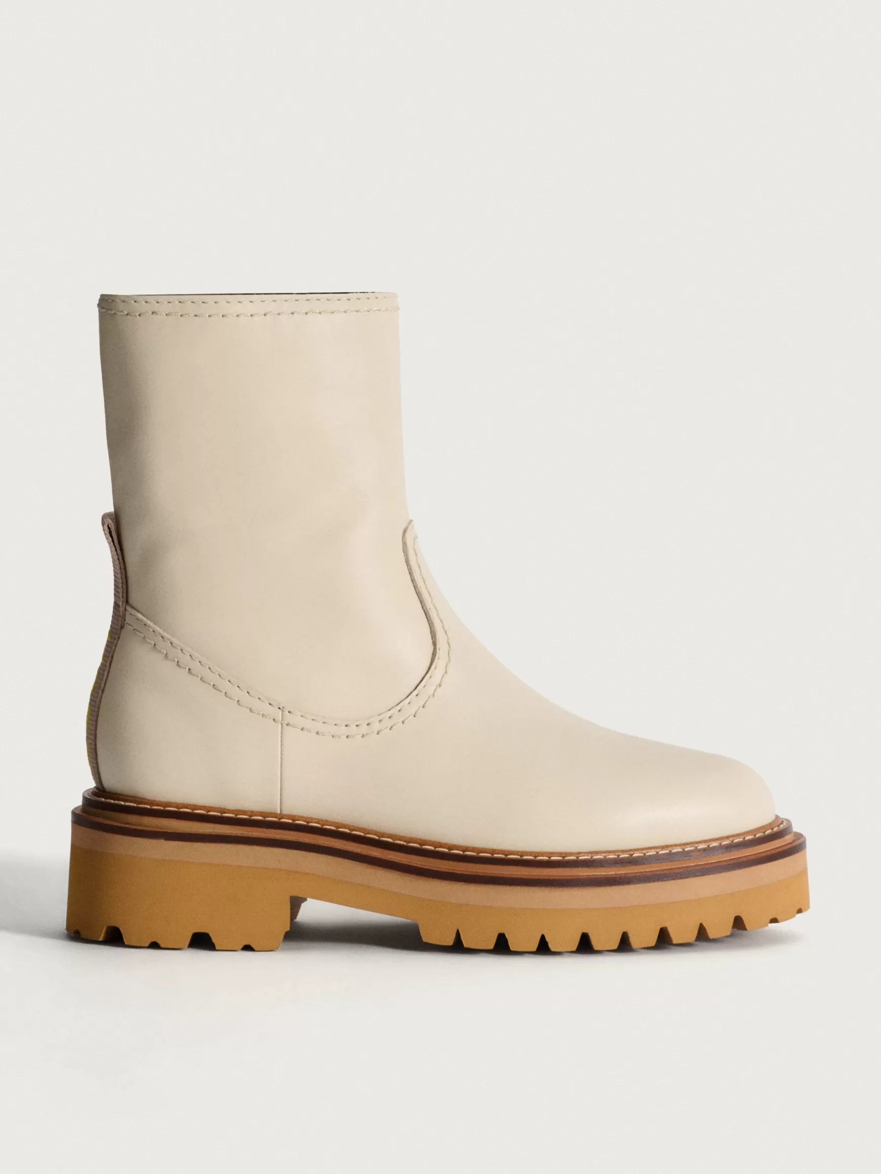 HOFF Bottes Et Bottines*BOTTE EN CUIR OFFICE OFF WHITE