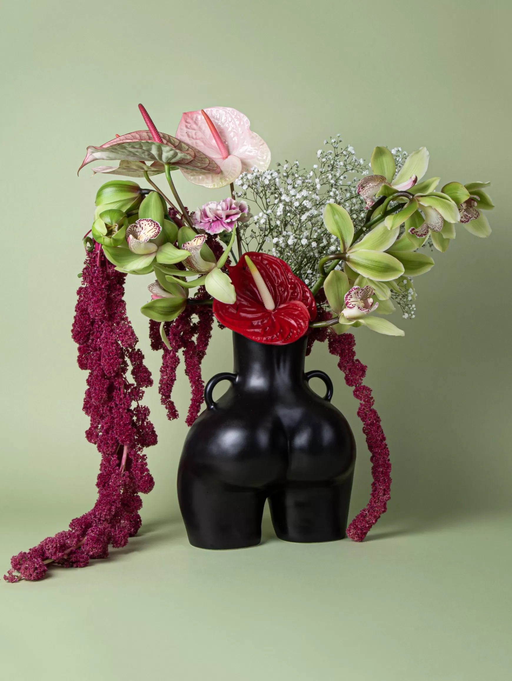 HOFF Déco | Déco*LOVE HANDLES VASE BLACK