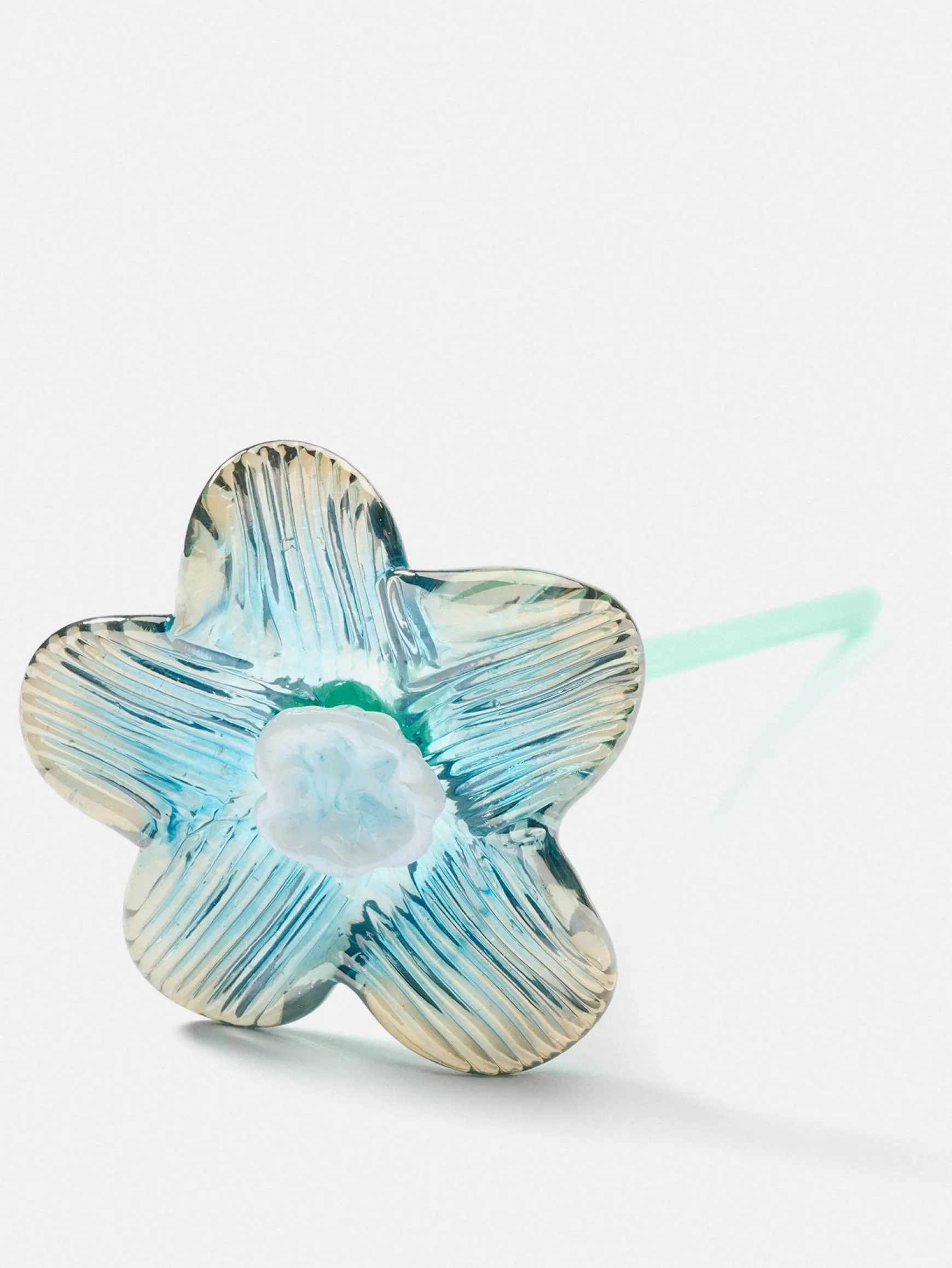 HOFF Déco | Déco*MOUTHBLOWN CRYSTAL FLOWER SILVER